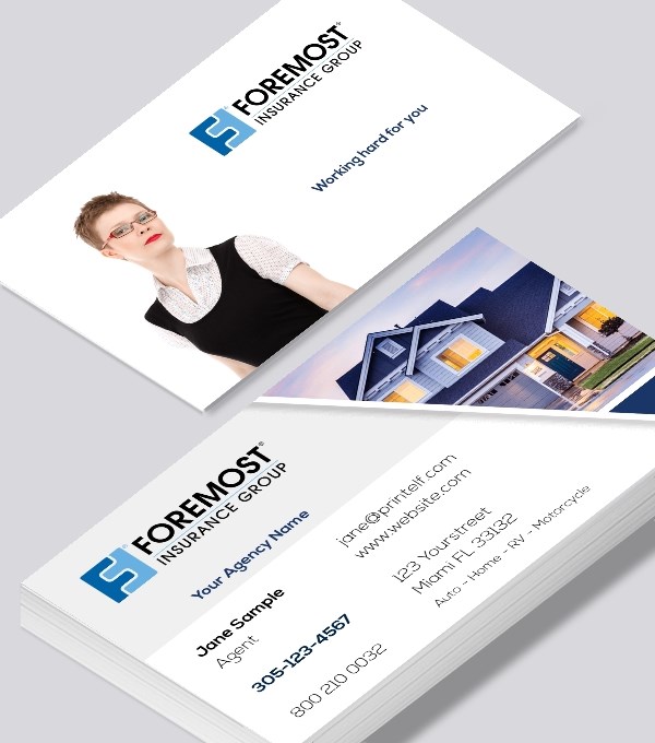  & Modern contemporary business card design - Foremost Insurance