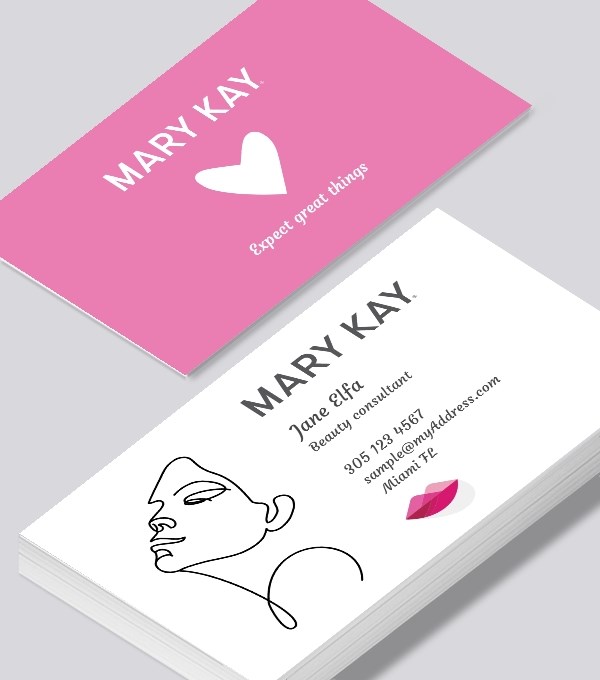  & Modern contemporary business card design - Mary Kay With Heart