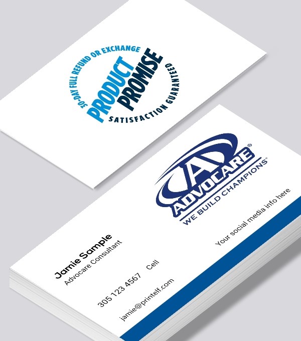  & Modern contemporary business card design - Advocare Consultant