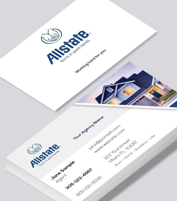  & Modern contemporary business card design - Allstate in good hands