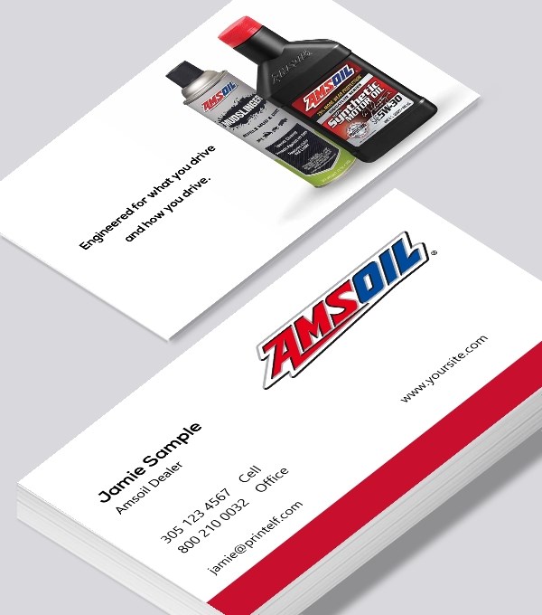  & Modern contemporary business card design - Amsoil dealer