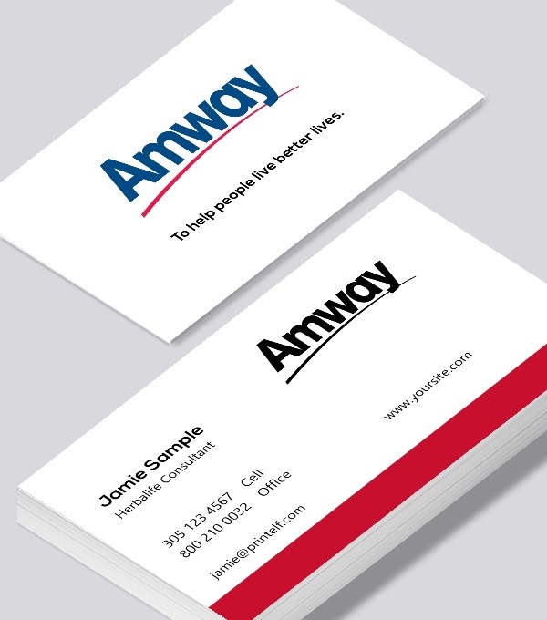  & Modern contemporary business card design - Amway Essential