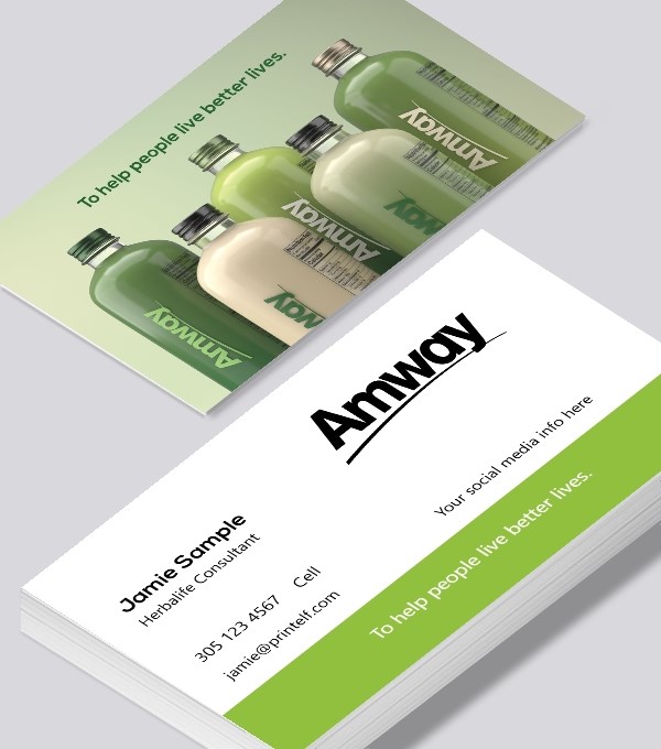  & Modern contemporary business card design - Amway Health