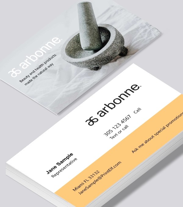  & Modern contemporary business card design - Arbonne Member