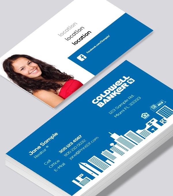  & Modern contemporary business card design - Coldwell Banker Real Estate business card