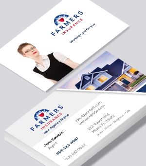 Farmers Insurance  business cards for Home insurance