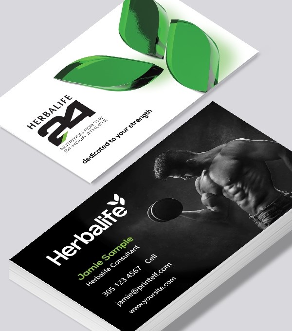  & Modern contemporary business card design - Herbalife-Nutrition