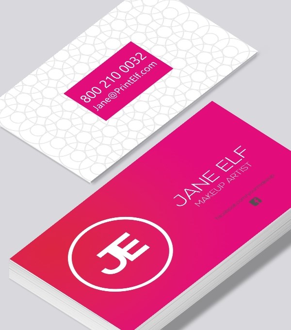  & Modern contemporary business card design - Makeup Artist business card