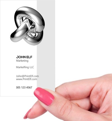 Hand holding business card -  Marketing business card