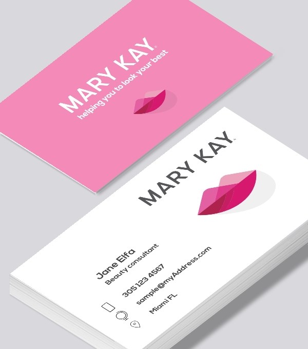  & Modern contemporary business card design - Mary Kay Consultant