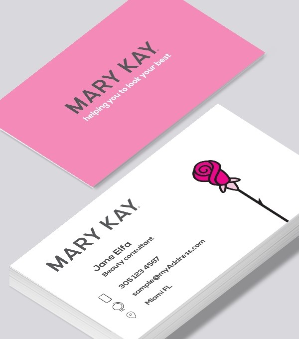  & Modern contemporary business card design - Mary Kay Business Owner