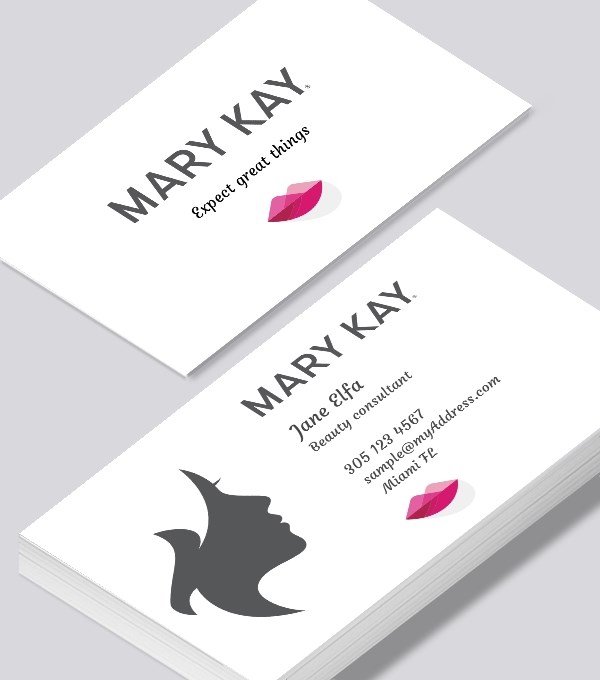  & Modern contemporary business card design - Mary Kay Expect Great Things