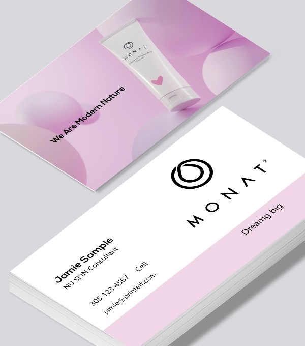  & Modern contemporary business card design - Monat dream big