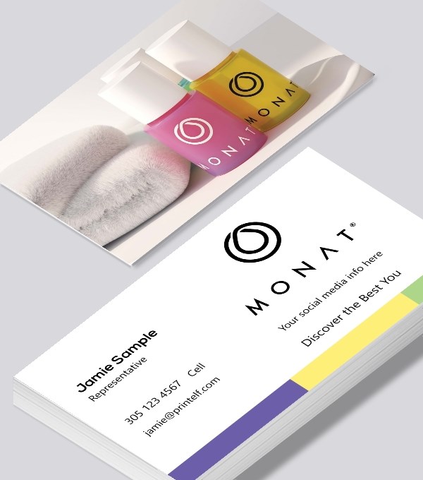  & Modern contemporary business card design - Monat market partner