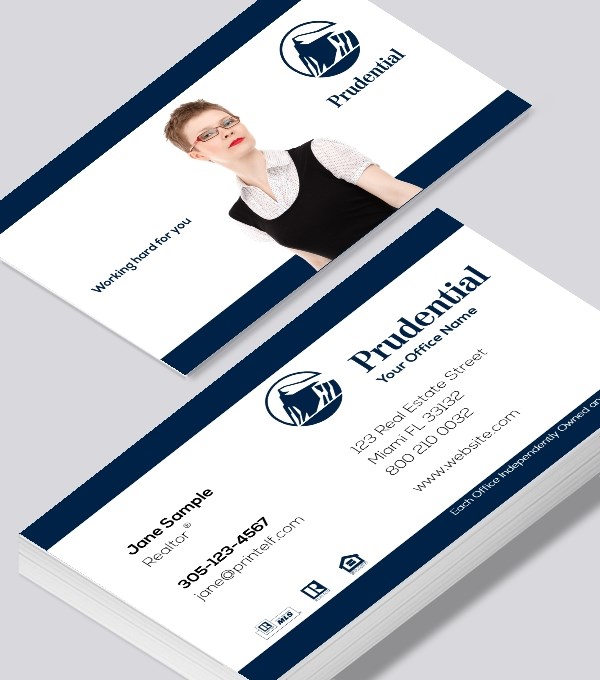  & Modern contemporary business card design - Prudential Clean Cut business card