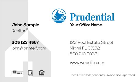 Modern design.Prudential Realtor, Modern