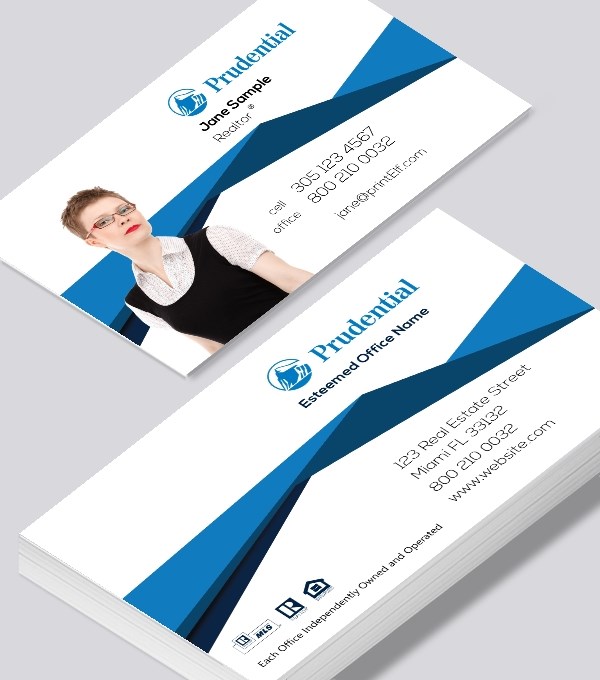  & Modern contemporary business card design - Prudential open house business card