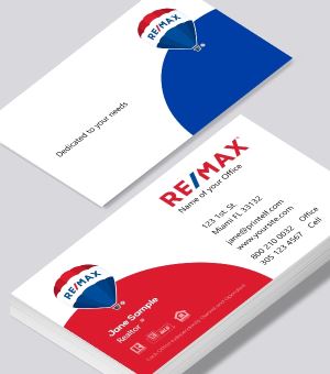 Elegant business card design for ReMax