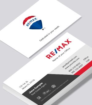 Remax clean look business card