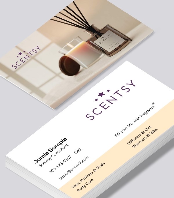  & Modern contemporary business card design - Scentsy Consultant