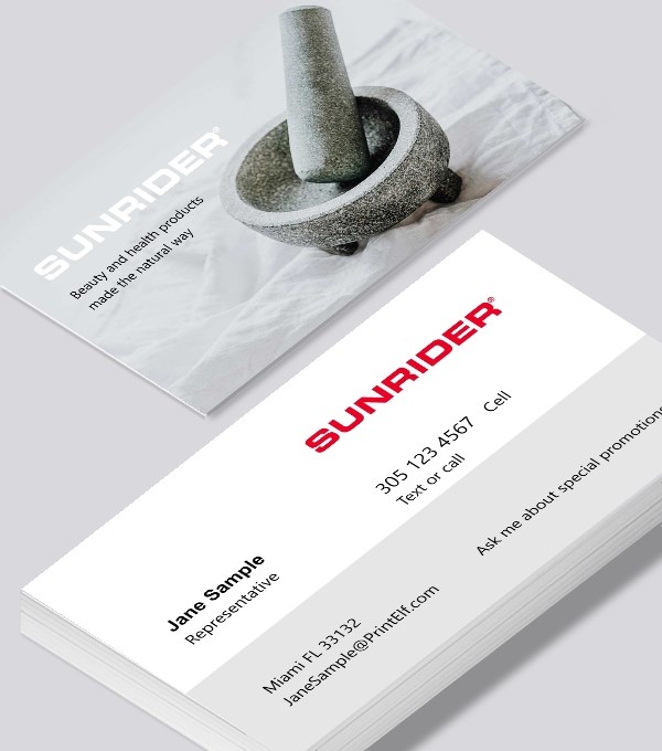  & Modern contemporary business card design - SUNRIDER Associate