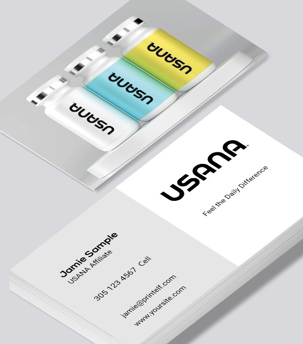  & Modern contemporary business card design - Usana member