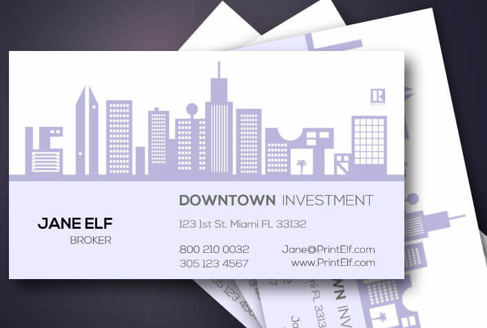 freelance business card investment real estate management housing